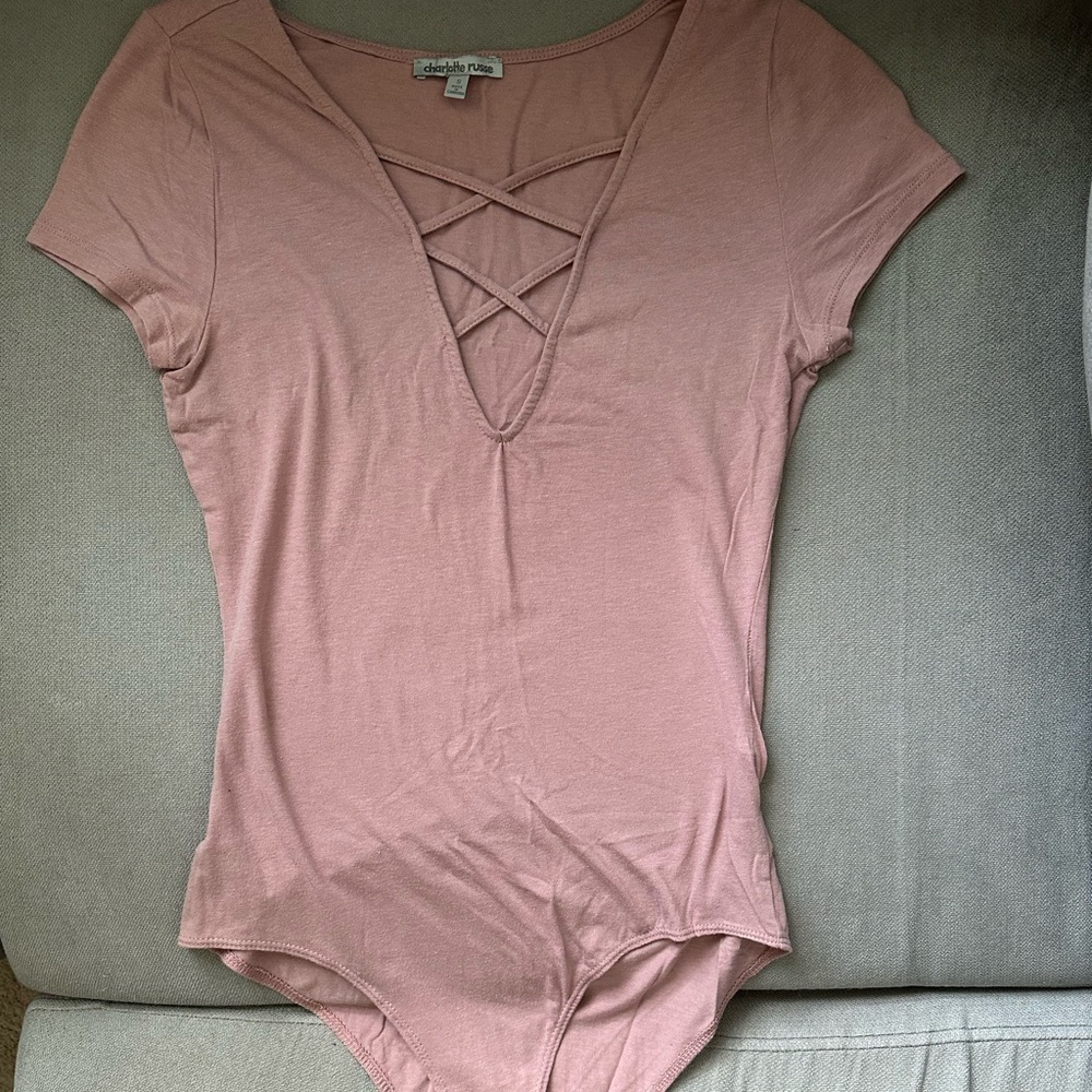 Small Purple Charolette Russe Body Suit